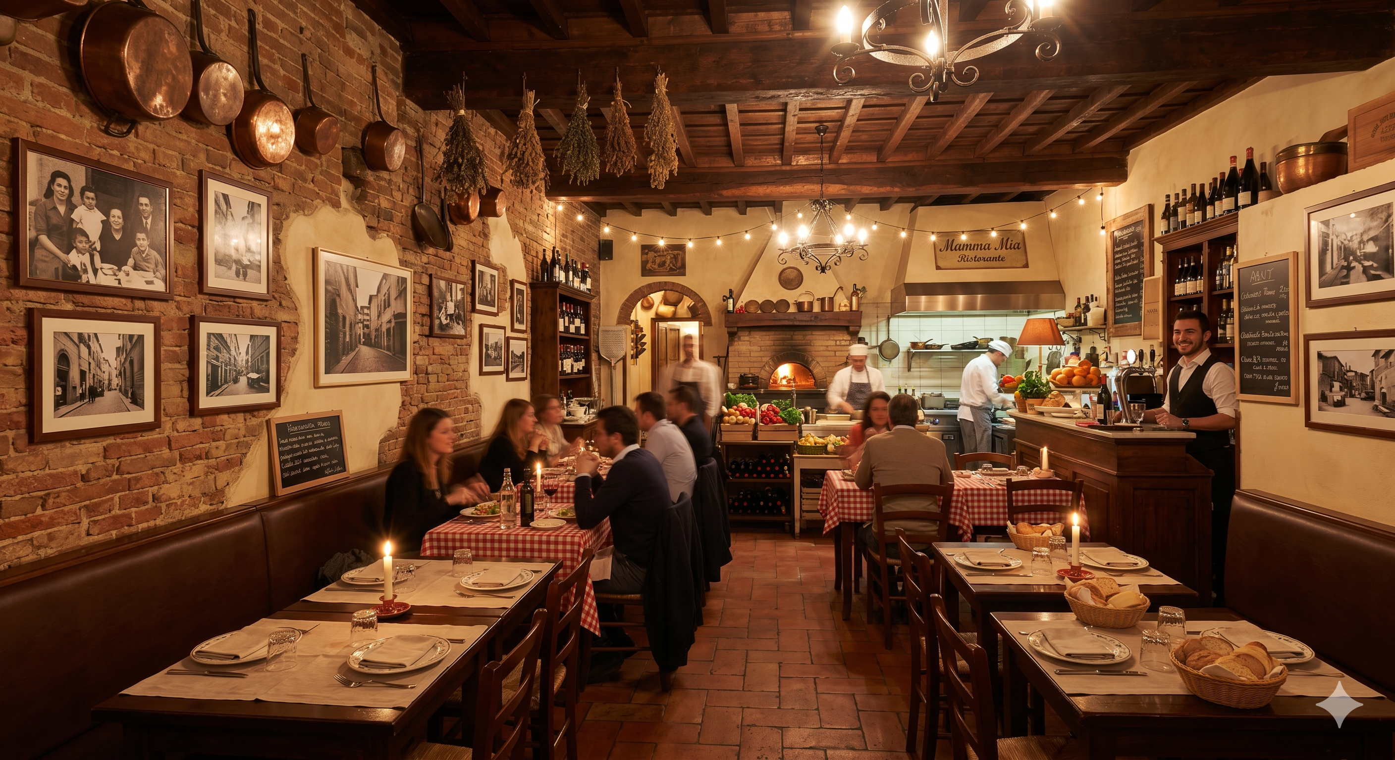 Mamma Mia Restaurant Interior
